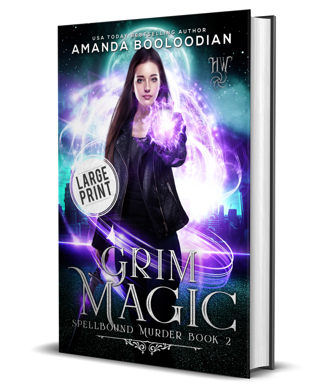 Grim Magic (Spellbound Murder Book 2) Large Print Hardcover